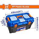 021 WTB3324 Caja de Herramientas 24PULG WADFOW