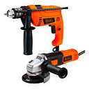 104 BDHG7255 COMBO AMOLADORA (G720) + TALADRO (HD555) BLACK & DECKER