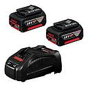 104 Gal1880Cv Kit De Cargador Bosch Starter Kit Gal 1880 Cv 2 Baterias De 4.0 Ah