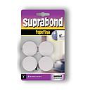 002 TPC BC TOPETINA CIRCULAR BLANCA X4UNIDADES