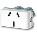 007  713200 MODULO TOMA BIP./NEUTRO BLANCO <PLATINUM> 60067