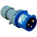 007 249000 FICHA MACHO 2P.+ T.16 AMP. 220 V.