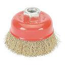 008 CECO125 CEPILLO COPA ondulado C/TUERCA 125mm RHEIN (caja x12u) U