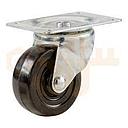 008 RUGO38 RUEDA de Goma c/ base Giratoria  38mm  a Bolilla U.