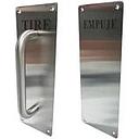 027 BRZ-1079 JUEGO DE PLACA A.INOX. C/MANIJA