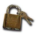 027 BRZ-232 CANDADO BRONCEADO PESADO 32MM