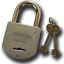 027 BRZ-455 CANDADO DOBLE PALETA 55 MM