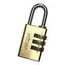 027 BRZ-724 CANDADO NUMERICO 4 DIGITOS 20 MM