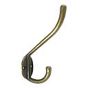 027 VA-10 PERCHA DOBLE VERTICAL PLNA BRONCE VIEJO