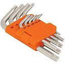 058 JUEGO DE 9 LLAVES TORX TRUPER