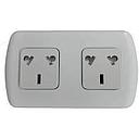 058 TOMA DOBLE CON BORNERA