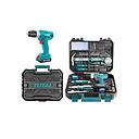 070 KIT TALADRO 12V + CAJA CON 127 ACCESORIOS TOTAL