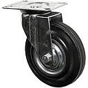 079 24024 RUEDA GOMA/CHAPA GIRATORIA 75MM