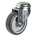 079 431 RUEDA PVC GIRATORIA PASANTE 75MM