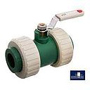 083 LLAVE ESFERICA 32 VERDE CON U DOBLE SALADILLO