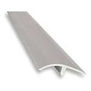 097 2387 TAPA DESNIVEL ALUMINIO 41mm X 2,5 Mts  PLOMO MATE