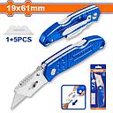 Cutter metélico plegable